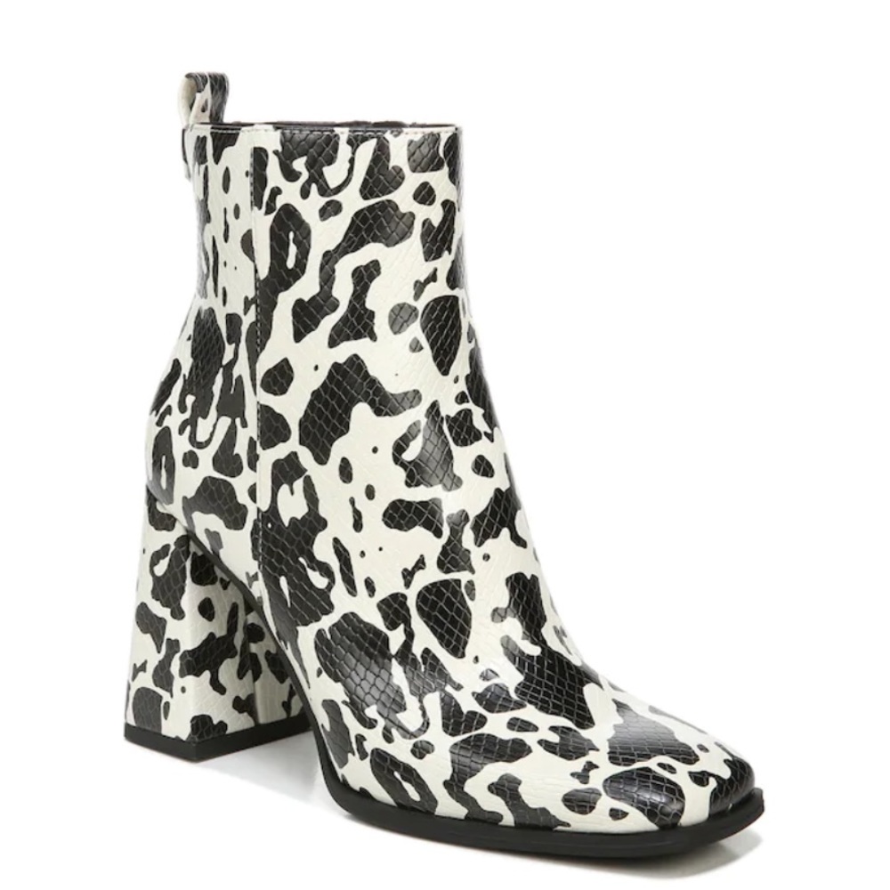 Circus by Sam Edelman Pascha Bootie Cow Print Size 7.5